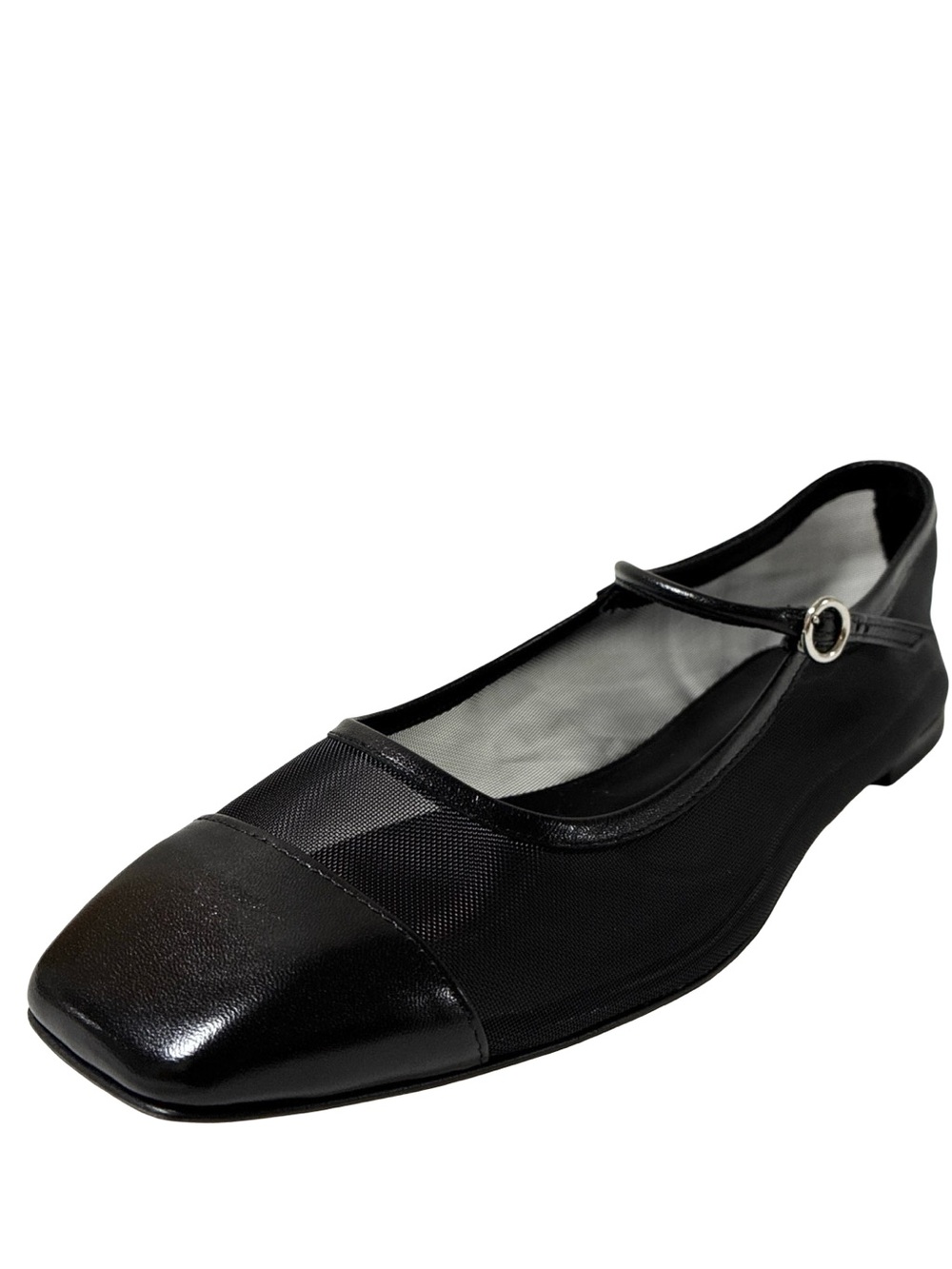 Aeyde Women's Black Uma Mesh BalletFlats Black NWOB Sz 41 $520